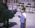8mm_04 023 Indianapolis Childrens Zoo Alan key audio machine, entrance